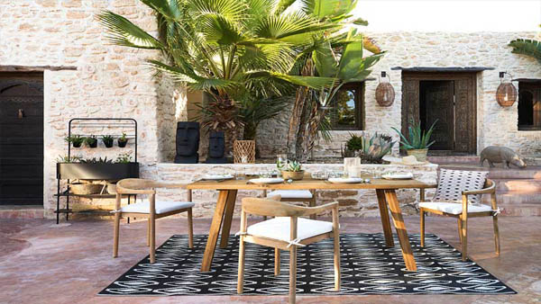 14 mesas de comedor de terraza y jardín, de Maisons du Monde, para
