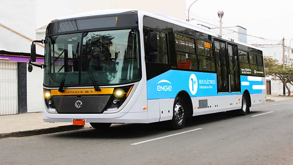ENGIE y MODASA lanzan el primer bus 100% eléctrico hecho en Perú