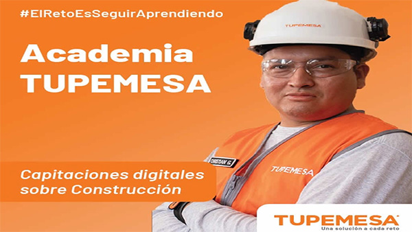 TUPEMESA lanza su plataforma virtual de capacitaciones para maestros de obra, carpinteros metálicos y autoconstructores