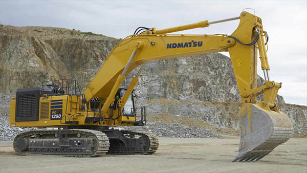Komatsu desarrollará su primera excavadora para construcción totalmente eléctrica