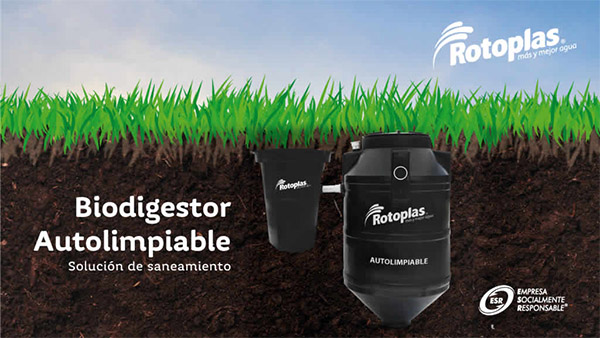 Biodigestor Rotoplas, la mejor solución sustentable de saneamiento