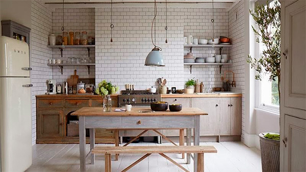 Tendencias: una cocina de estilo Vintage