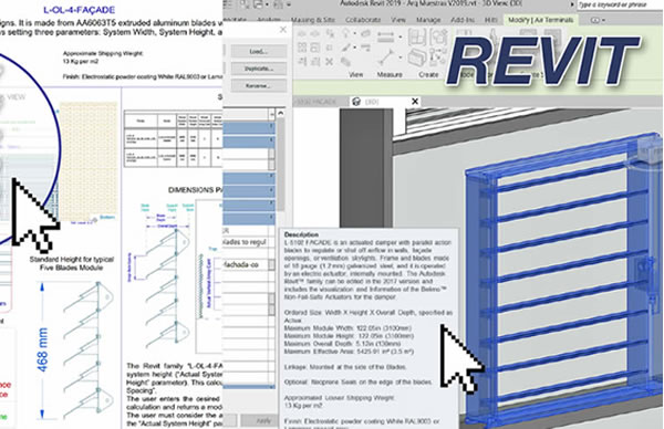 Bibliotecas o familias Revit – productos Laminaire