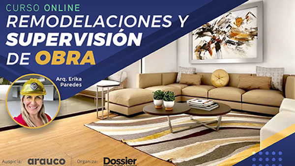 Dossier presenta curso online: Remodelaciones y supervisión de Obra