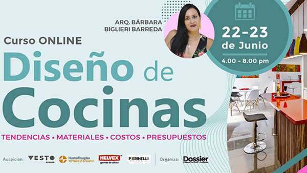 Dossier presenta curso: “Diseño de Cocinas”