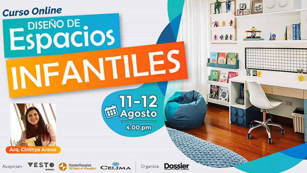 Dossier presenta el curso online: “Diseño de Espacios infantiles”