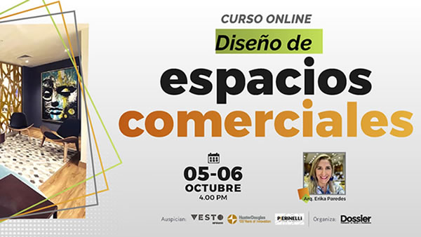 Dossier presenta curso online: Diseño de Espacios Comerciales