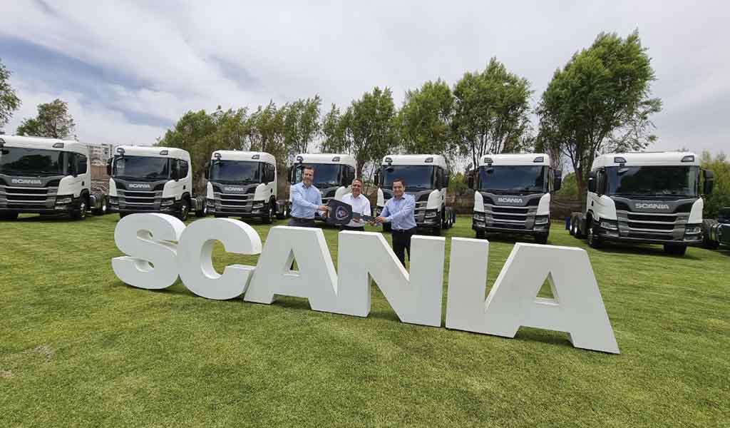 Scania ingresa al transporte de concentrado de mineral con venta record de 249 camiones