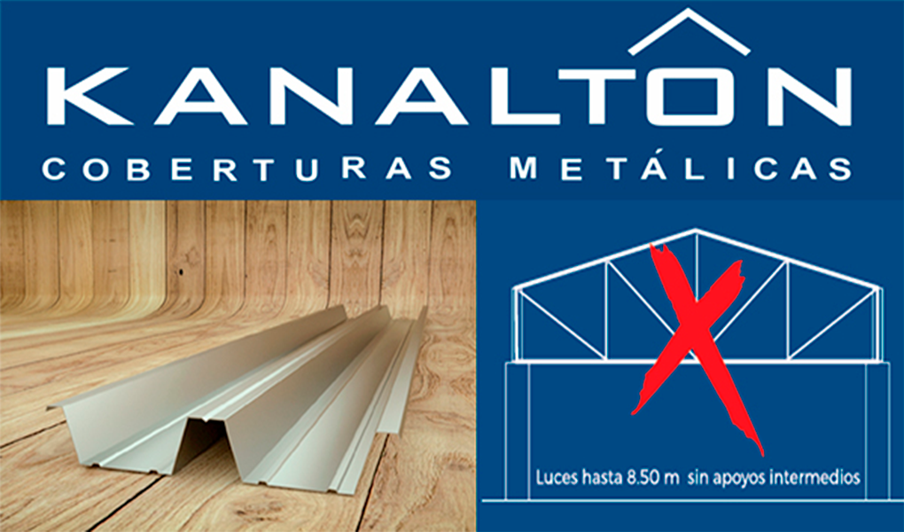 Acero-Deck lanza coberturas Kanalton | Construproductos