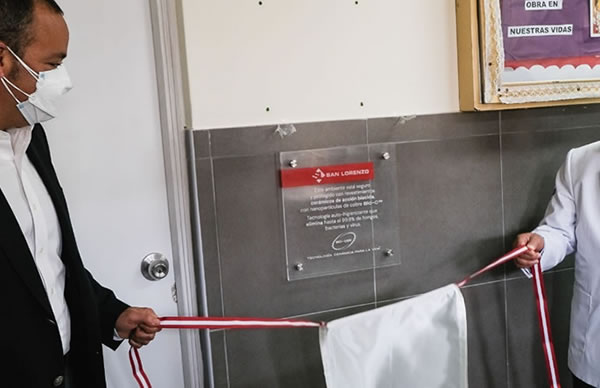 COVID-19: INSN de Breña refuerza bioseguridad con instalación de cerámico biocida