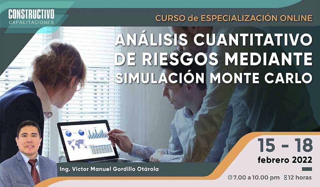 Análisis cuantitativo de riesgos mediante simulación Monte Carlo