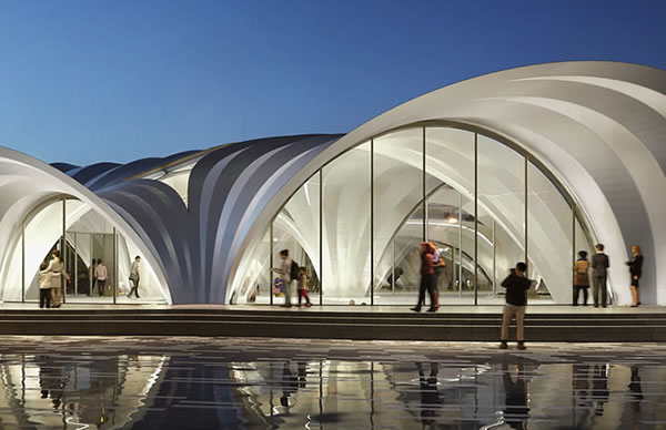 Zaha Hadid Architects comienza la construcción de las estaciones de metro de Dnipro, Ucrania
