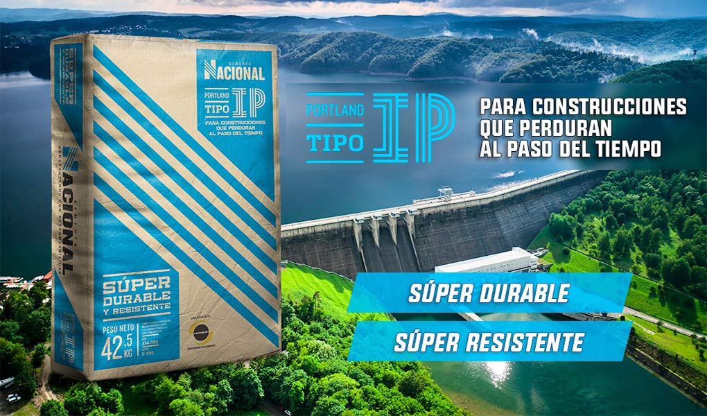 Cemento Nacional Tipo IP: Un cemento todo terreno, resistente y duradero