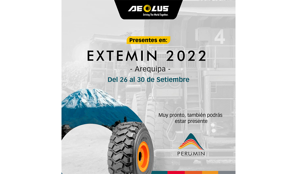 AEOLUS formará parte de EXTEMIN 2022, una de las exhibiciones tecnológica más importante de minería