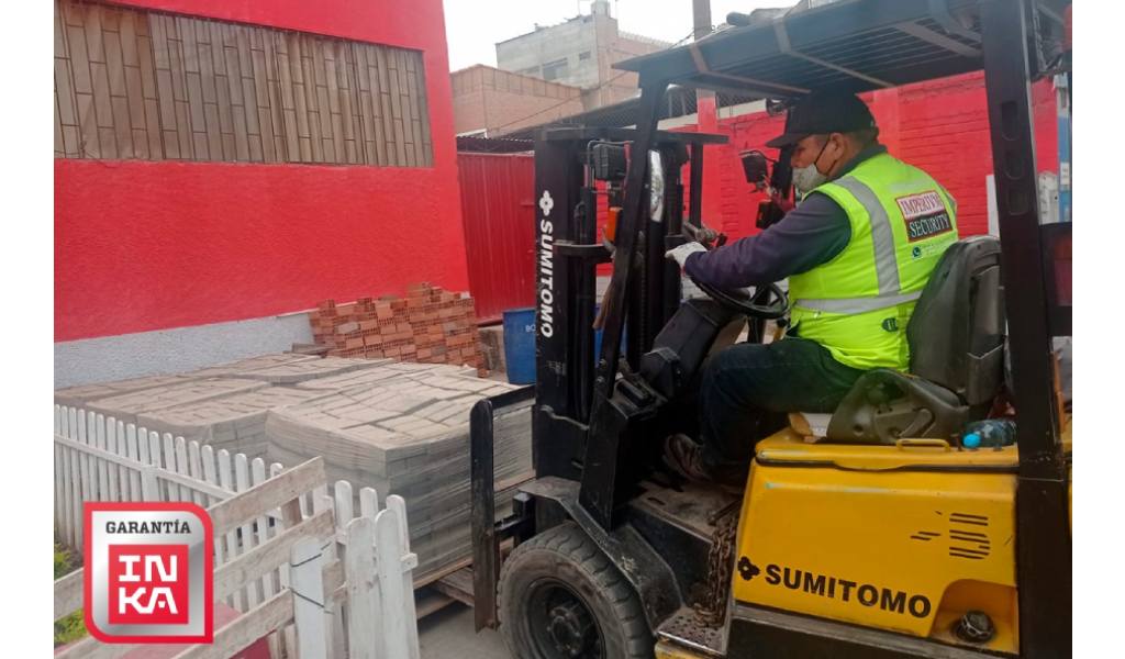 Cementos Inka donó 3500 adoquines de concreto a la compañía de bomberos de Los Olivos