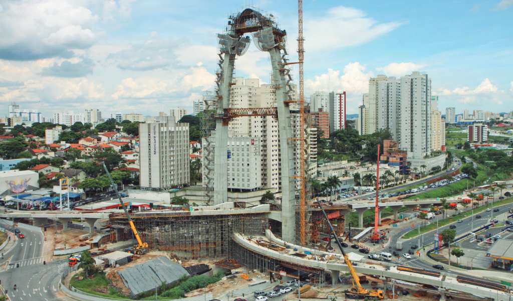 ULMA participa en la construcción del puente Arco de Innovación en Sao Paulo