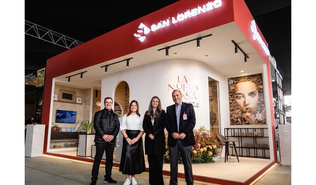 Cerámica San Lorenzo presentó sus últimas innovaciones en tecnología cerámica en ExpoDeco 2022