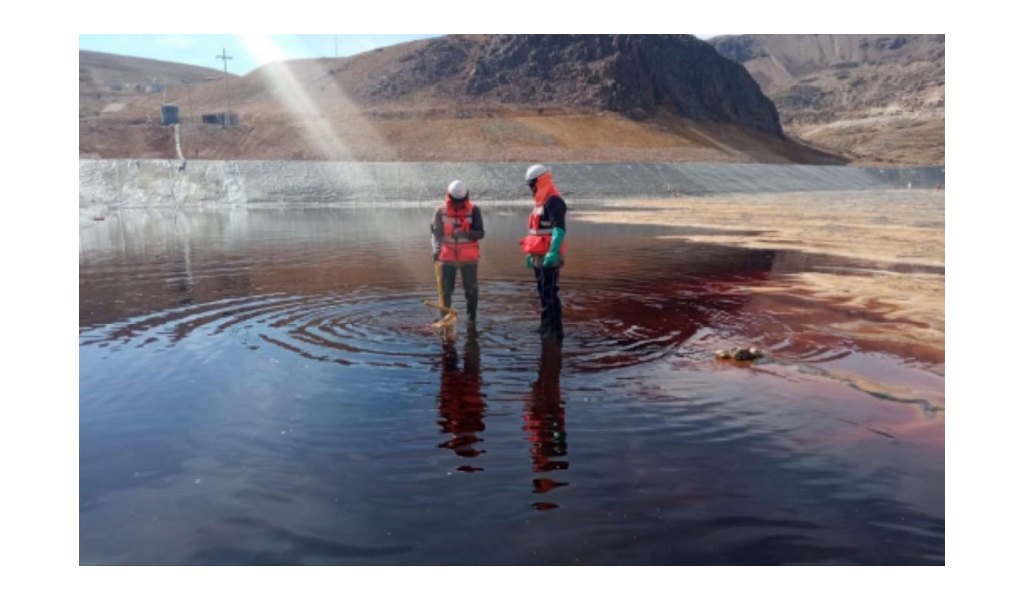 IGC: Sistema innovador de detección de fugas verifica la impermeabilidad de la poza colectora de agua del botadero de Mina Tukari