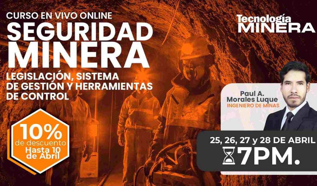 Tecnología Minera presenta el curso Seguridad Minera: Legislación, Sistema de Gestión y Herramientas de Control