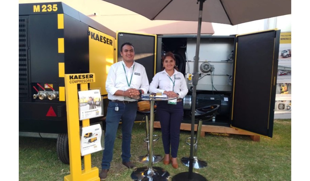 Kaeser Compresores de Perú presenta sus modernos equipos de aire comprimido en la feria MAQ-EMIN