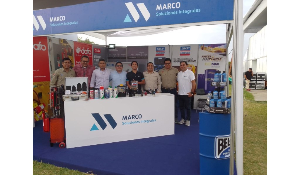Marco Peruana presenta su amplio portafolio de sistemas de lubricación en la feria MAQ-EMIN