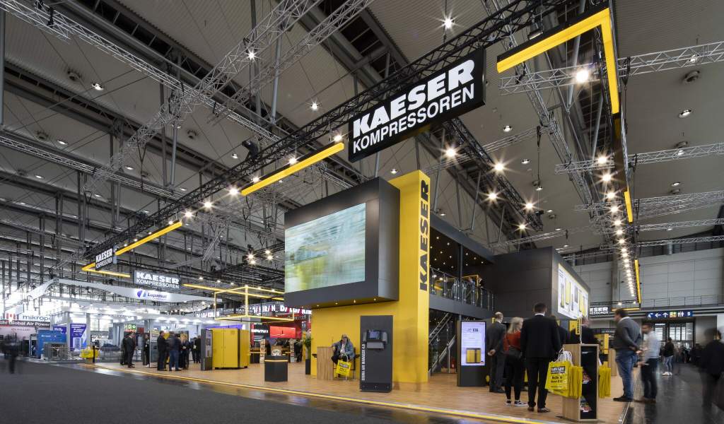 Kaeser Kompressoren presentó nueva gama de productos en Hannover Messe