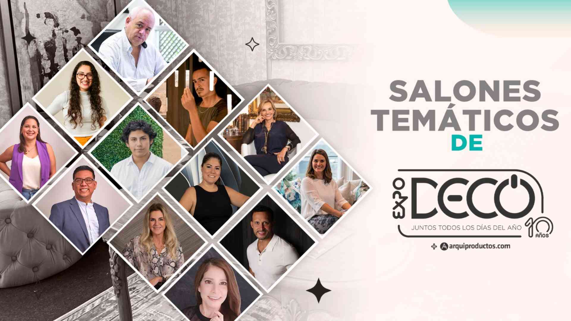 Salones temáticos en Expodeco 2023 junto a los mejores profesionales del rubro