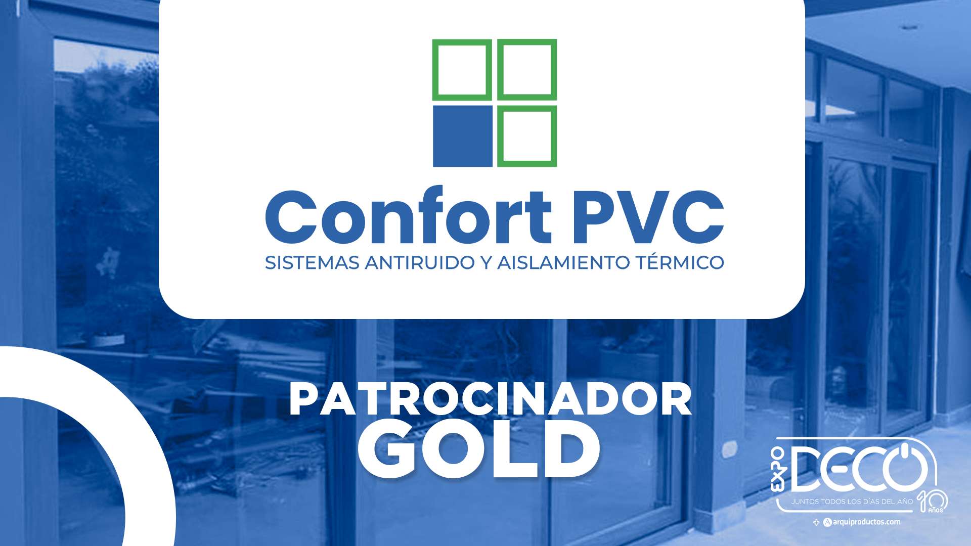 Patrocinador Gold: Confort PVC presente en la semana del diseño, decoración y arquitectura