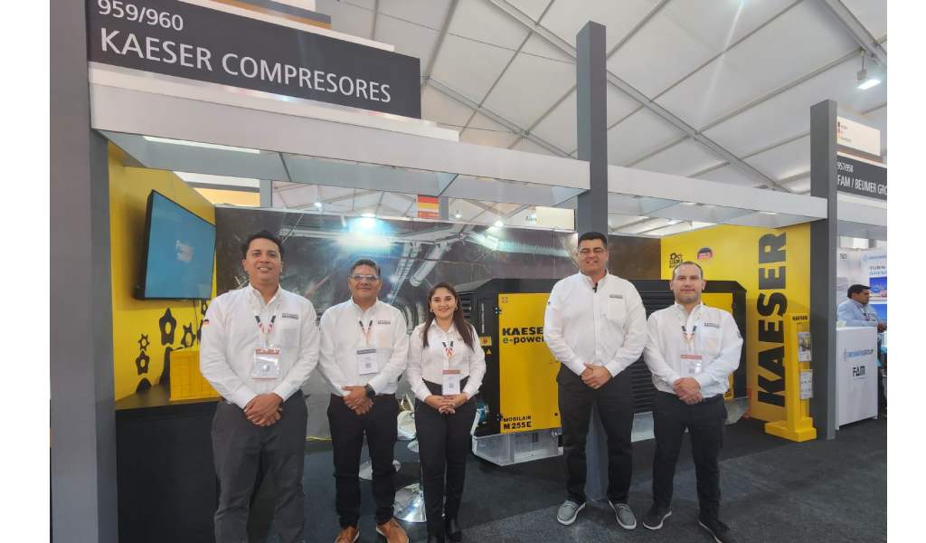 Kaeser Compresores de Perú presenta sus soluciones de aire comprimido en PERUMIN 36