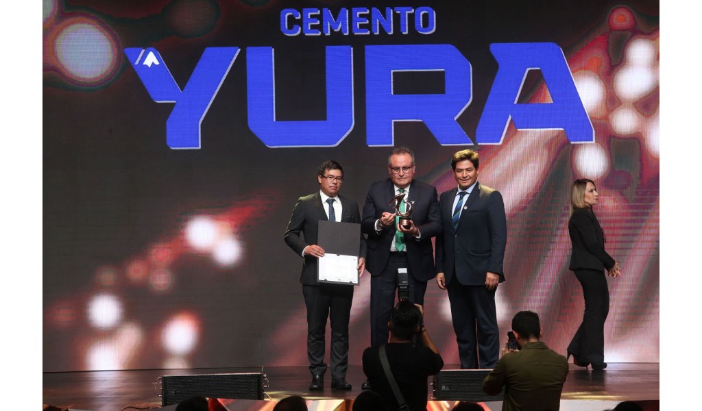 Yura gana premio Creatividad Empresarial por sus cementos elaborados con puzolana natural