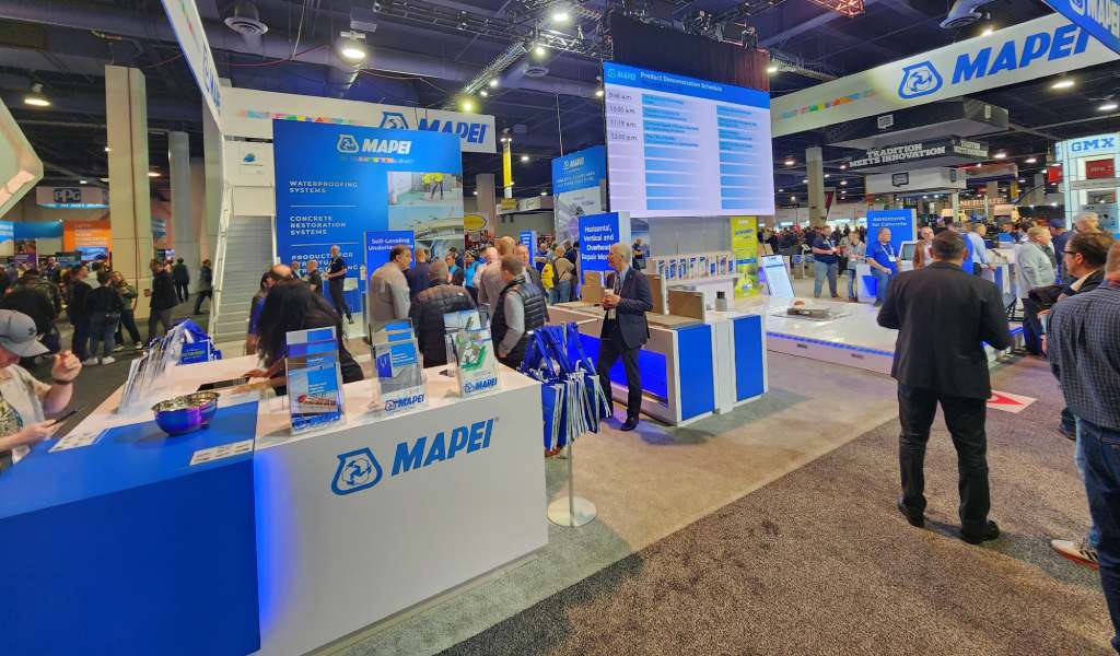 Mapei presenta al mercado Planitop 3D en World of Concrete 2024