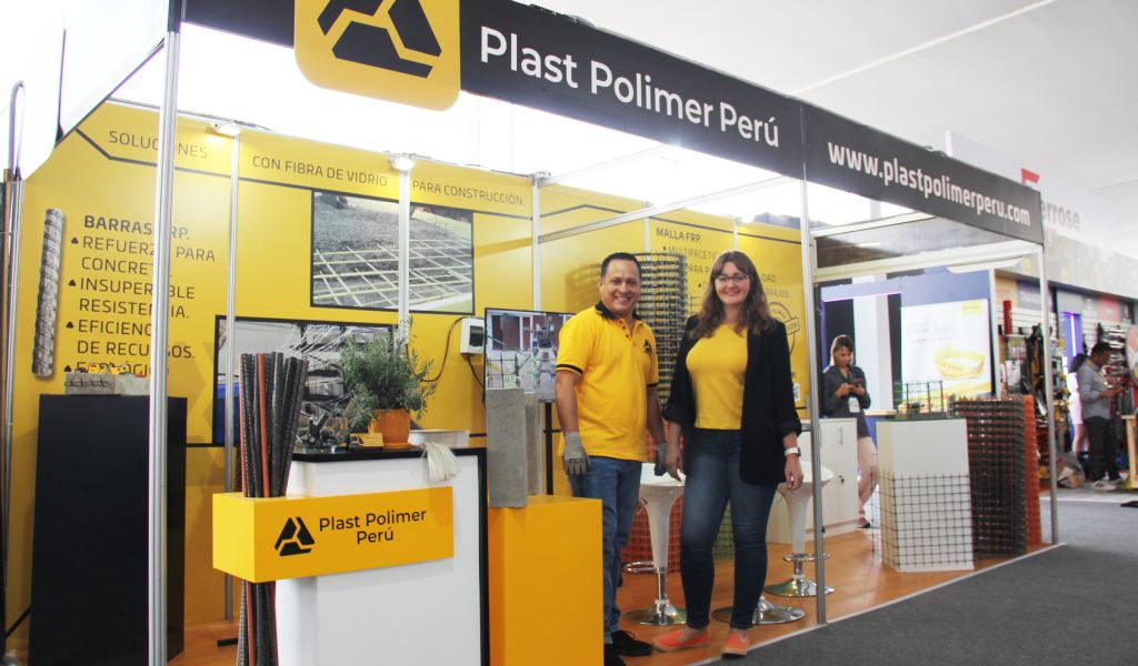 Plastpolimer Perú presentó barras y mallas FRP en Expo Yo Constructor