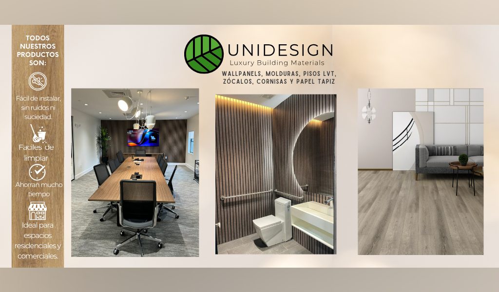 ¡Moderniza y estiliza tus espacios con Unidesign!