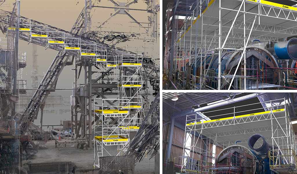 Escáner laser de ULMA Construction en Perú, tecnología para mantenimientos industriales