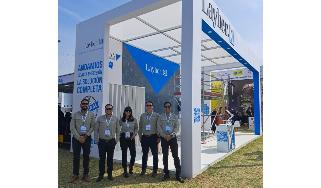 Layher Perú destaca su presencia con innovadores andamios en XV CONAMIN