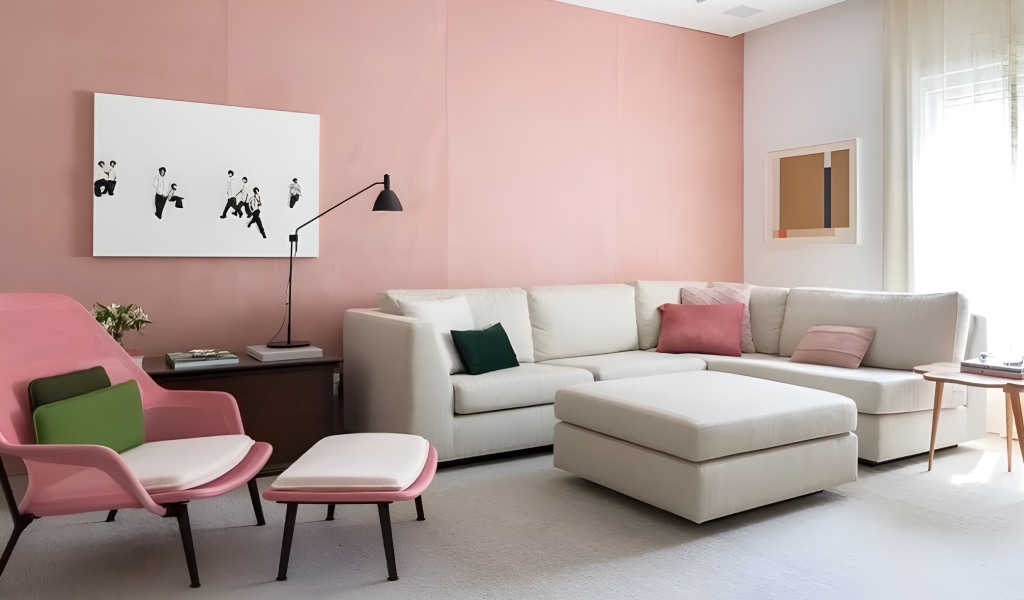 Transforma tu sala con elegancia: Consejos para decorar con rosa