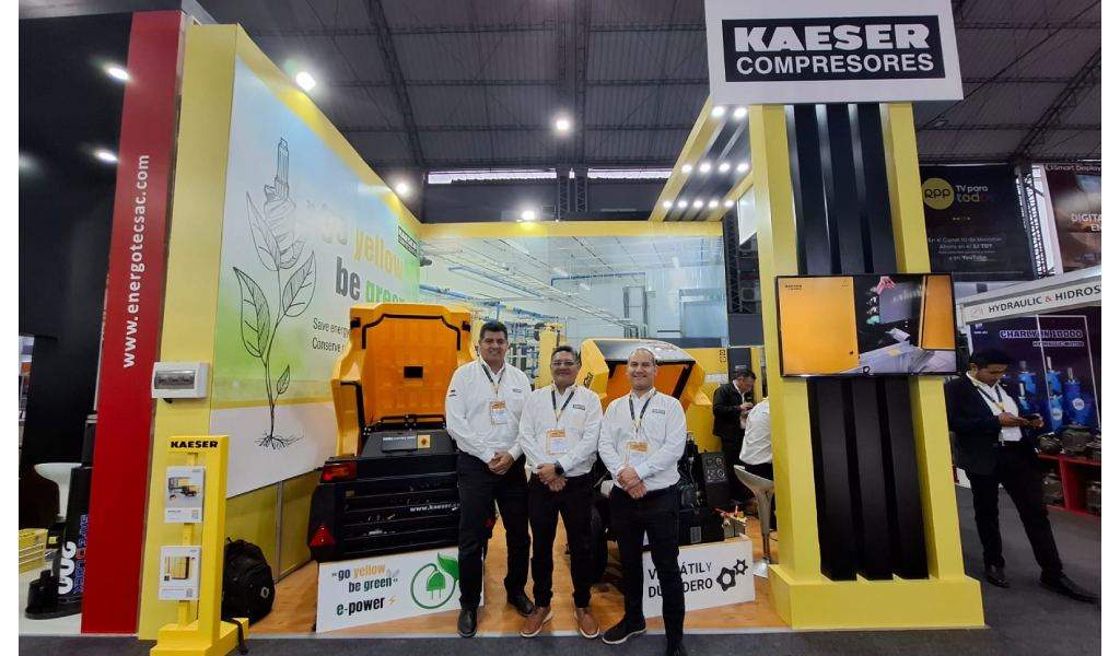 Kaeser Compresores de Perú presenta portafolio sostenible para la industria minera