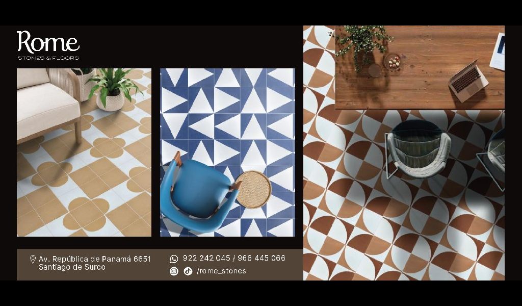 ROME STONES & FLOORS presenta sus cerámicos decorativos Handmade