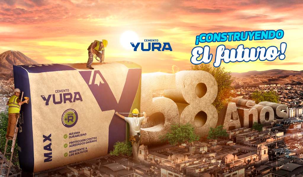 Cemento Yura celebra 58 años en el mercado peruano