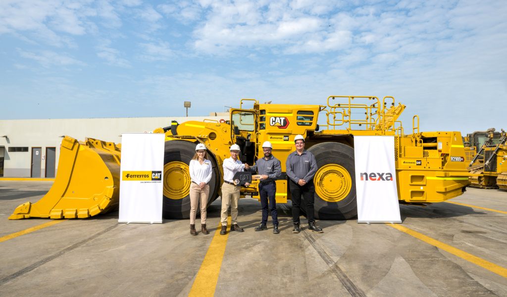 Nexa incorpora la primera flota de cargadores diésel-eléctricos Cat en minería subterránea del Perú