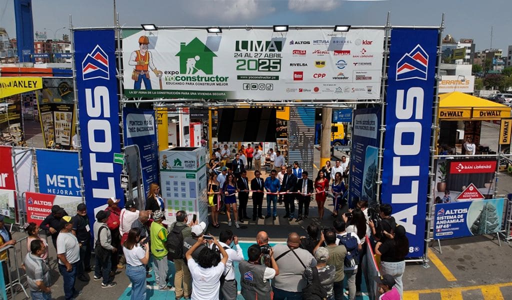 GRUPO ALTOS destacó en la expo feria yo constructor 2025 con soluciones innovadoras para la construcción segura