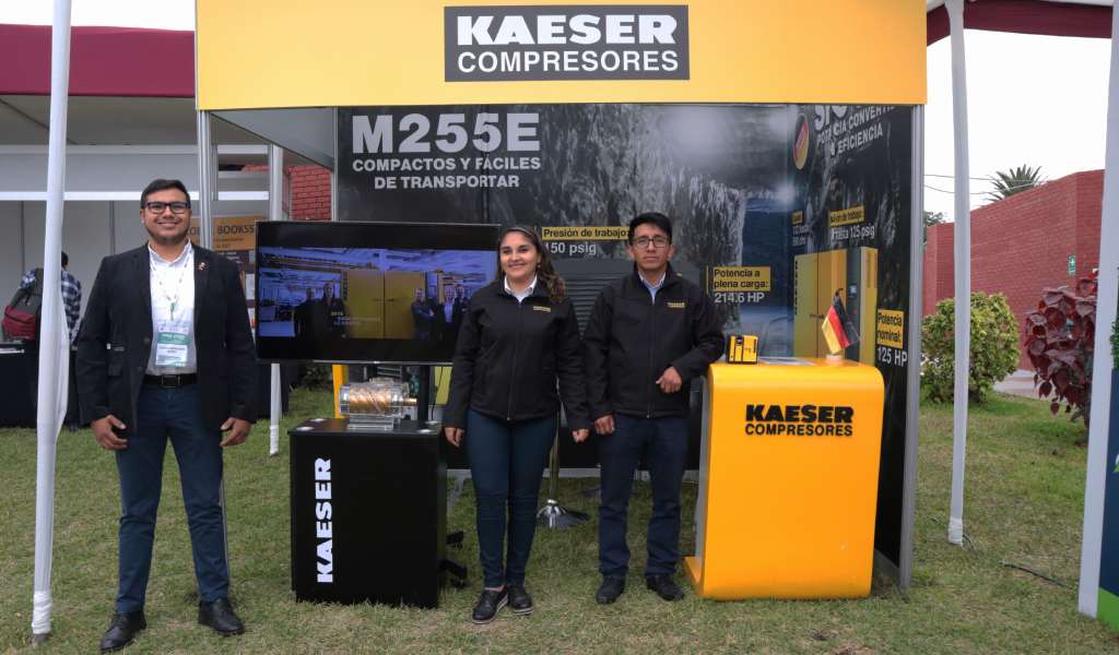 Kaeser Compresores de Perú fortalece su presencia en MAQ-EMIN