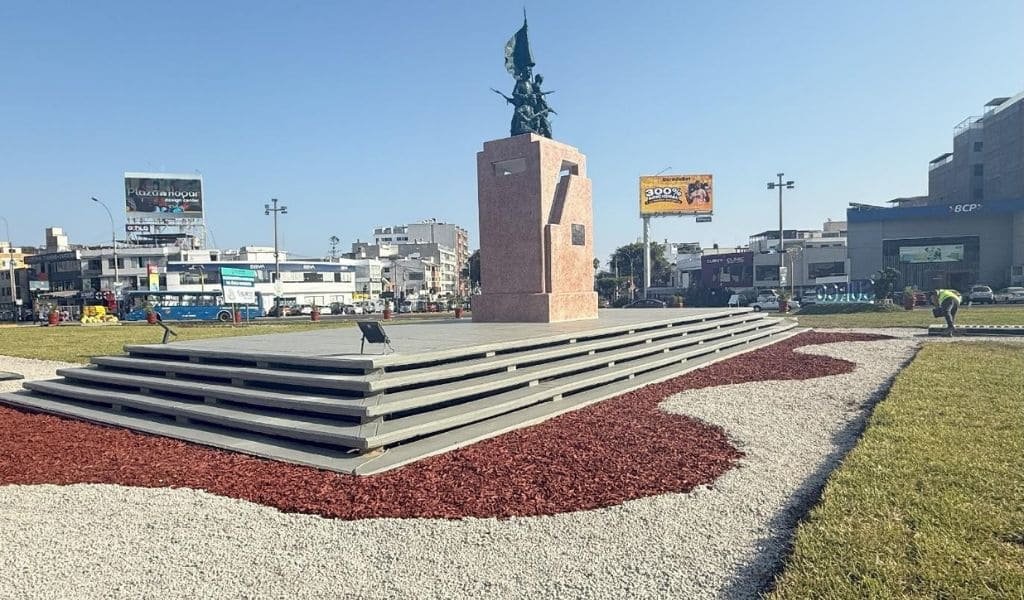 Óvalo Cabitos (Higuereta) en Surco fue remodelado con material reciclado del desmonte