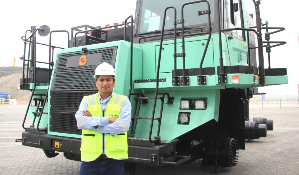 Mina La Arena despliega 50 camiones eléctricos Tonly DTE145