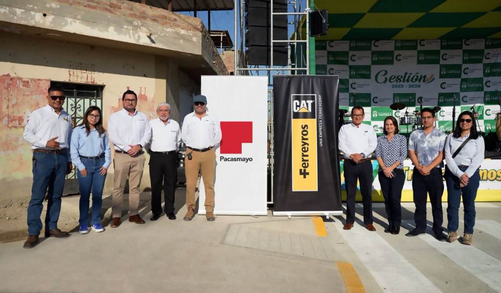 Ferreyros y Cementos Pacasmayo financian proyecto de pavimentación en Piura