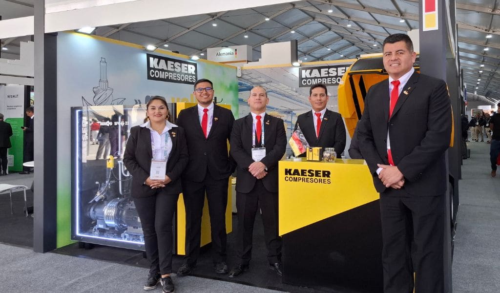 Kaeser Compresores presenta innovación eléctrica en Perumin 37