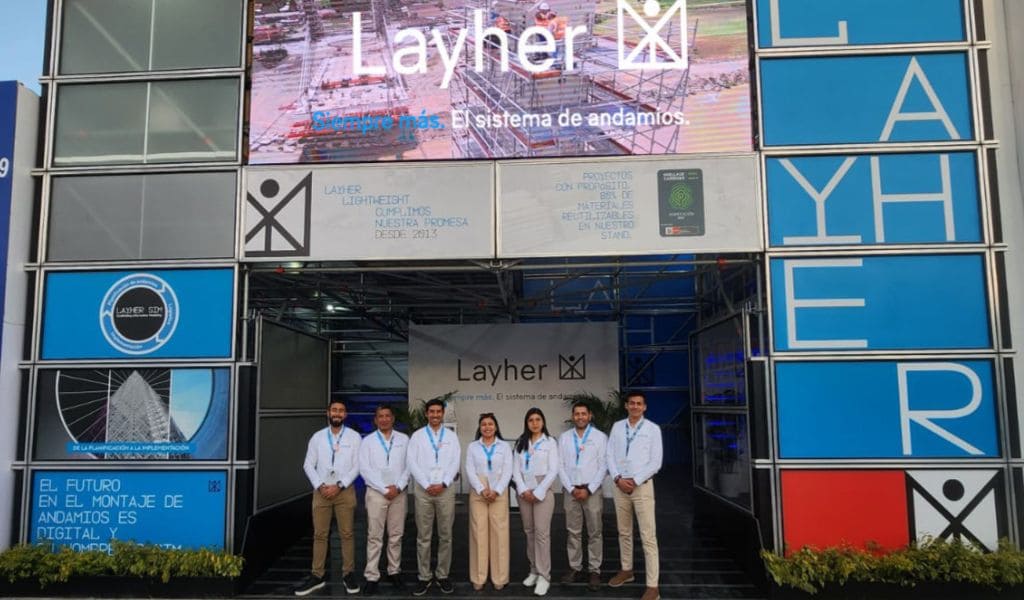 Layher impulsa innovación y capacitación en PERUMIN 37 con miras al 2026