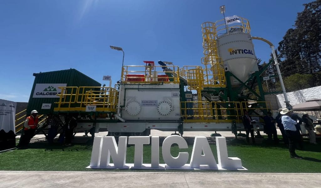 INTICAL revoluciona la minería con la primera planta móvil de lechada de cal, un desarrollo tecnológico peruano