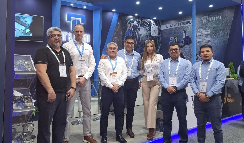 TUMI presenta nuevo branding y soluciones integrales de Raise Boring en PERUMIN 37