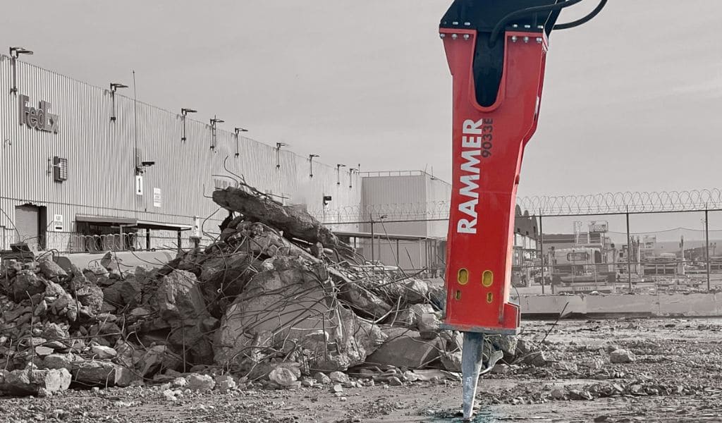 Martillo Hidráulico Rammer – potencia y fiabilidad para demoliciones exigentes